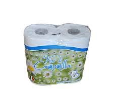 Carta igienica CAMOMILLA 4 rotoli 3 veli Profumata (suavel)
