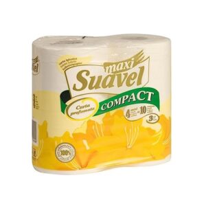 carta igienica compact 4 rotoli 3 veli profumata SUAVEL