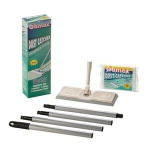 scopettone dust catcher GAMEX piu panni cattura polvere 10 pz
