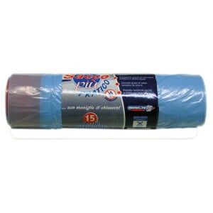 sacchi immondizia  con maniglie azzurri  55X65  cm (Copia) economi VEROLENE