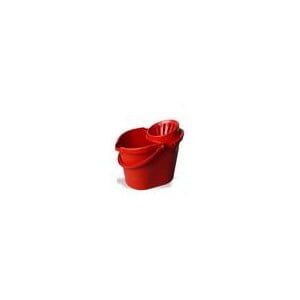 secchio ovale con strizzatore in plastica rosso  15 lt GAMEX