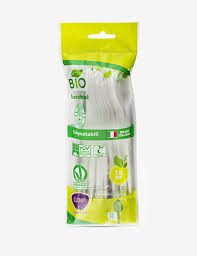 cucchiaio compostabile 12 pz bio CLENDY