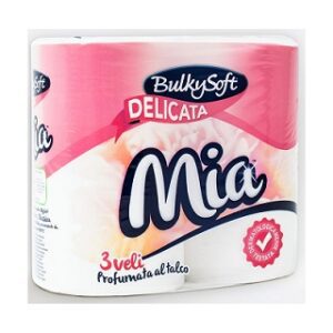 carta igienica  MIA BULKYSOFT profumata  3 veli  4 rotoli (carta)
