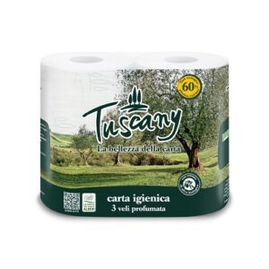 carta igienica TUSCANY OLIVA  4 rotoli 3 veli (carta)