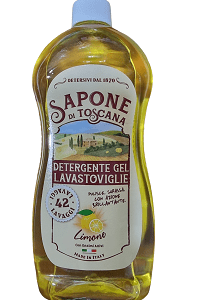 detergente gel lavastoviglie SAPONE DI TOSCANA  42 lav 750 ml limone