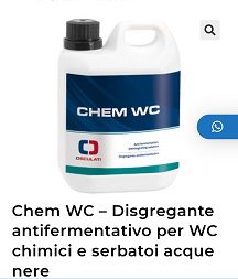 disgregante wc chimici e serbatoi acque nere 1 lt CHEM WC