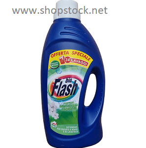 detersivo lavatrice  bucato bio FLASH  muschio bianco 1850 ml 34 lavaggi