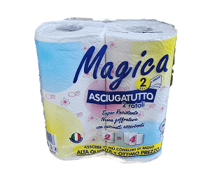 asciugatutto MAGICA  2 rotoli 2 veli