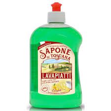 detersivo piatti conc.18% SAPONE DI TOSCANA limone 500 ml