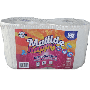 Bobine Carta S800 2Rotoli MATILDE HAPPY