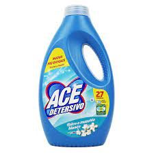 ACE DETERSIVO LIQUIDO LAVATRICE TALCO e MUSCHIO BIANCO DA 27 LAVAGGI