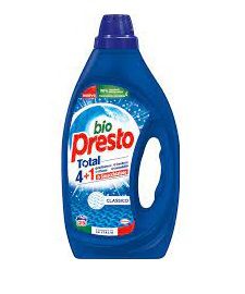 BIO PRESTO DETERSIVO LIQUIDO BUCATO LAVATRICE CLASSICO 25 LAVAGGI