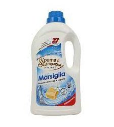 SPUMA DI SCIAMPAGNA DETERSIVO BUCATO LIQUIDO LAVATRICE MARSIGLIA IGIENIZZANTE 27 LAVAGGI