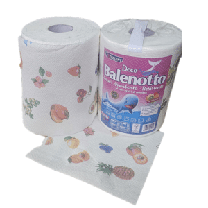 Asciugatutto Monorotolo Balenotto Decorato