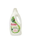 SCALA DETERSIVO LIQUIDO BUCATO LAVATRICE IGIENIZZANTE ELIMINA ODORI BERGAMOTTO e LEGNI PREGIATI 37 LAVAGGI LT 1,5