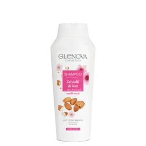 Glenova Shampoo Cristalli di Luce con Olio di Mandorle per Capelli Secchi 300 ml