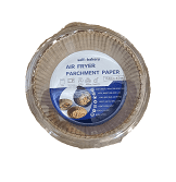 carta pergamena per friggitrice ada aria contenitore plt 3 pz 160 mm x 4,5 mm 50 pz rotondo