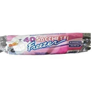 Sacchetti frezzer rotolo 40pz (40 x 30cm) medio