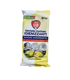 SALVIETTE MUTIUSO IGIENIZZANTI MAXI 50 PZ AZIONE SGRASSANTE AL LIMONE
