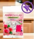 antitarme profumo rosa 15 pz